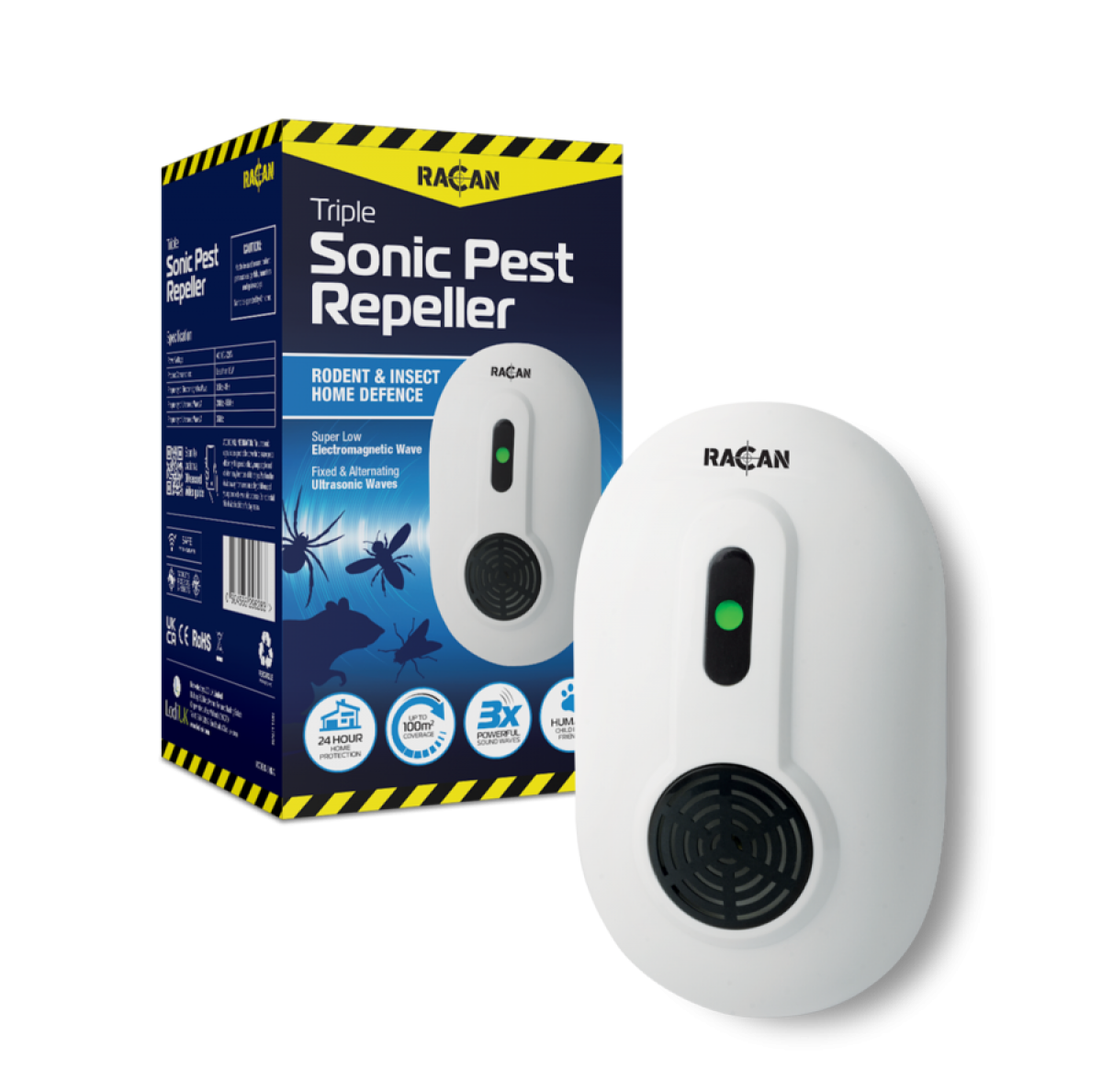 Racan Triple Sonic Pest Repeller Lodi UK